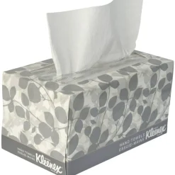 Kleenex1-Ply Hand Towels in a Pop-Up Box, 120 Sheets Per Box, Pack Of 18 Boxes