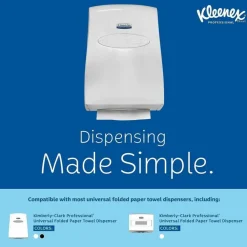 Kleenex Professional C-Fold Paper Towels, 150 Sheets Per Pack, Case of 16 Packs