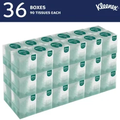 Kleenex Professional Naturals Boutique Facial Tissue Cube, 90 Sheets Per Box, Case of 36 Boxes, 21272
