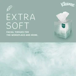 Kleenex Professional Naturals Boutique Facial Tissue Cube, 90 Sheets Per Box, Case of 36 Boxes, 21272