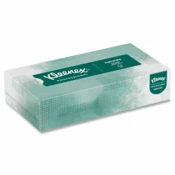 Kleenex Professional Naturals Facial Tissue, 2-Ply, White, Flat Facial Tissue Boxes for Business, 125 Sheets Per Box, Case of 48 Boxes