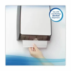 Kleenex Slimfold 1-Ply Paper Towels, 50% Recycled, 90 Sheets Per Pack, Case Of 24 Packs