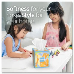Kleenex Soothing Lotion Facial Tissue, 3-Ply, White, 60 Sheets/Box, 27 Boxes/Carton