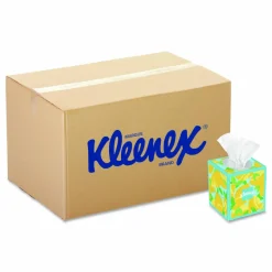 Kleenex Soothing Lotion Facial Tissue, 3-Ply, White, 60 Sheets/Box, 27 Boxes/Carton