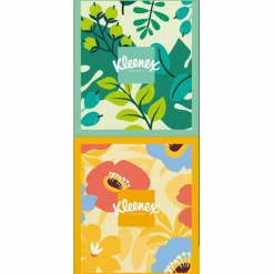 Kleenex Soothing Lotion 3-Ply Tissues, White, 60 Tissues Per Box, Case Of 4 Boxes