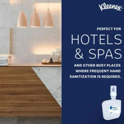 Kleenex Ultra Moisturizing Foam Hand Sanitizer, 1,200 mL Cassette, Unscented, 2/Carton