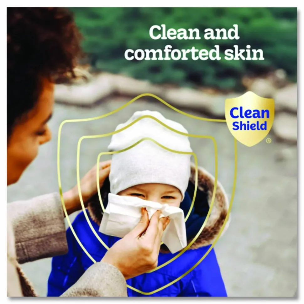 Kleenex Ultra Soft Facial Tissue, 3-Ply, White, 120 Sheets/Box, 4 Boxes/Pack, 6 Packs/Carton