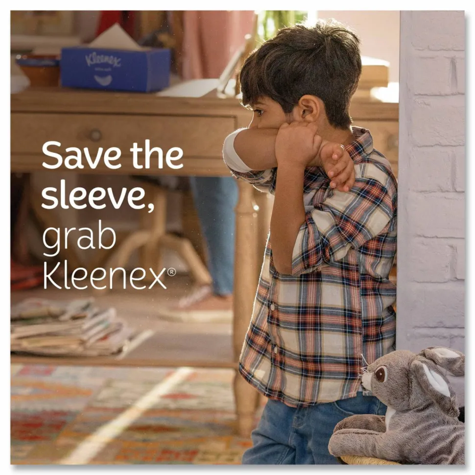 Kleenex Ultra Soft Facial Tissue, 3-Ply, White, 60 Sheets/Box, 4 Boxes/Pack, 12 Packs/Carton