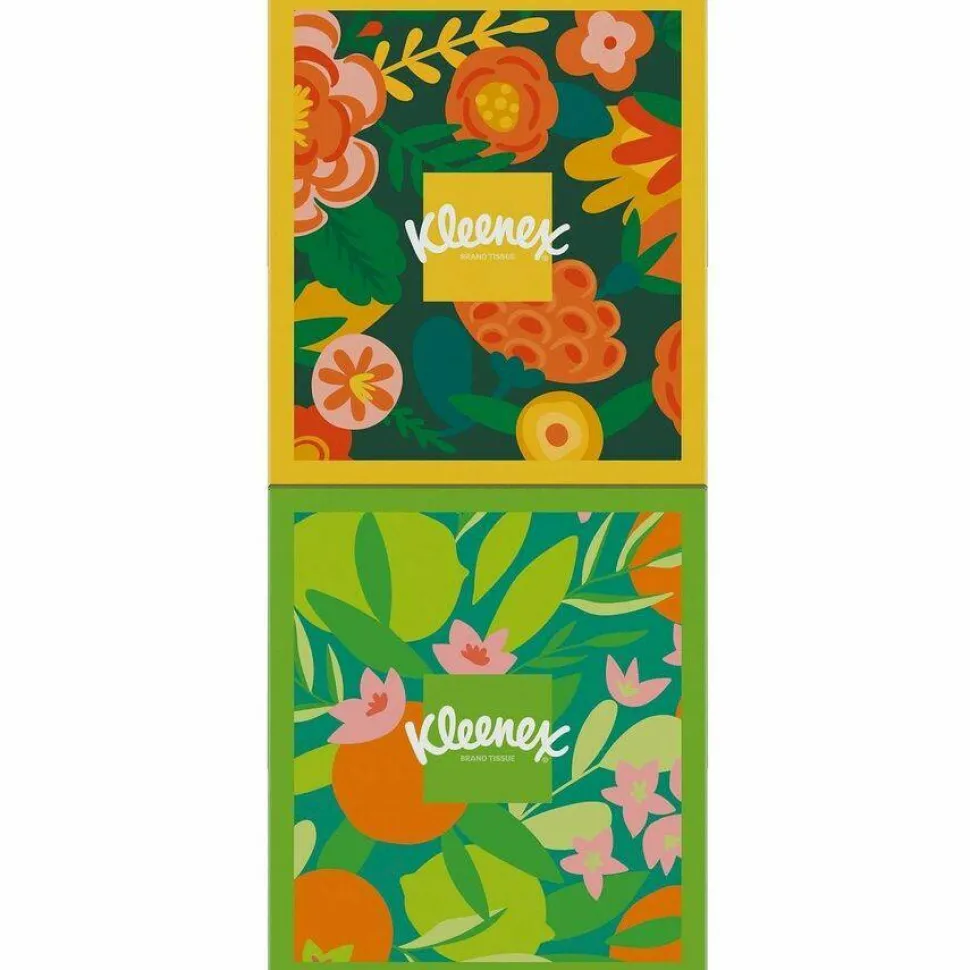 Kleenex Ultra Soft Facial Tissue, 3-Ply, White, 60 Sheets/Box, 4 Boxes/Pack, 3 Packs/Carton