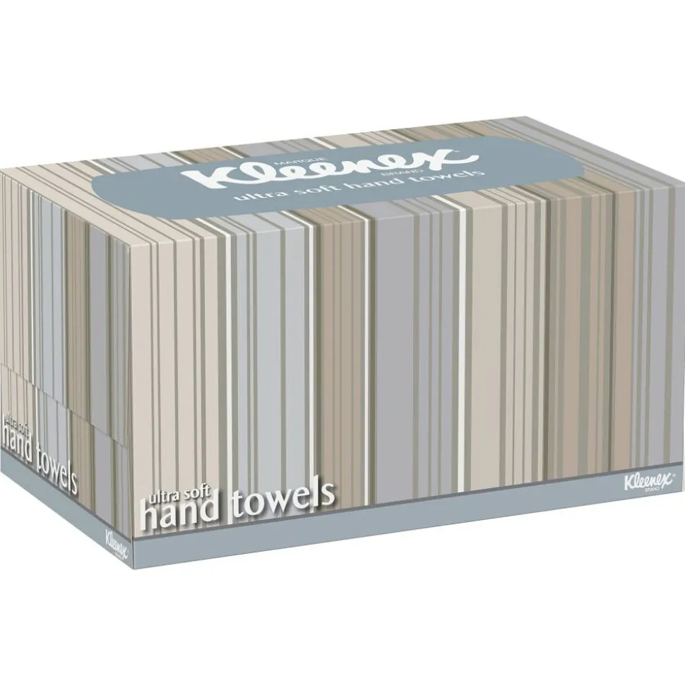 Kleenex Ultra-Soft 1-Ply Folded Paper Towels In Pop-up Box, Pack Of 70 Sheets