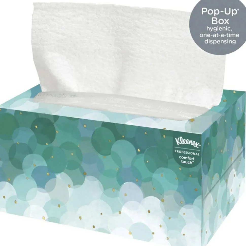 Kleenex Ultra-Soft 1-Ply Folded Paper Towels In Pop-up Box, Pack Of 70 Sheets