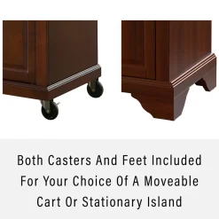 Lafayette Granite Top Full Size Kitchen Island/Cart