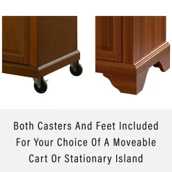 Lafayette Granite Top Full Size Kitchen Island/Cart