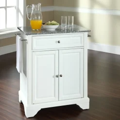 Lafayette Granite Top Portable Kitchen Island/Cart