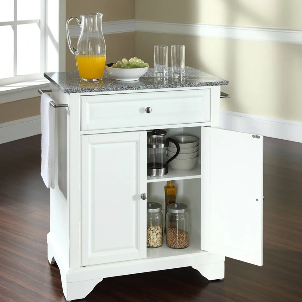 Lafayette Granite Top Portable Kitchen Island/Cart