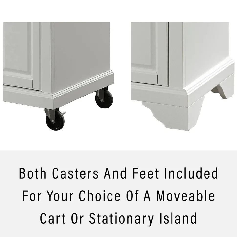 Lafayette Granite Top Portable Kitchen Island/Cart