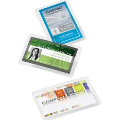 Laminating Pouches, ID Badge, 5 Mil, 2.5" x 3.75", Pack Of 25