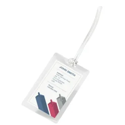 Laminating Pouches, Luggage Tag With Loop, 5 Mil, 2 1/2