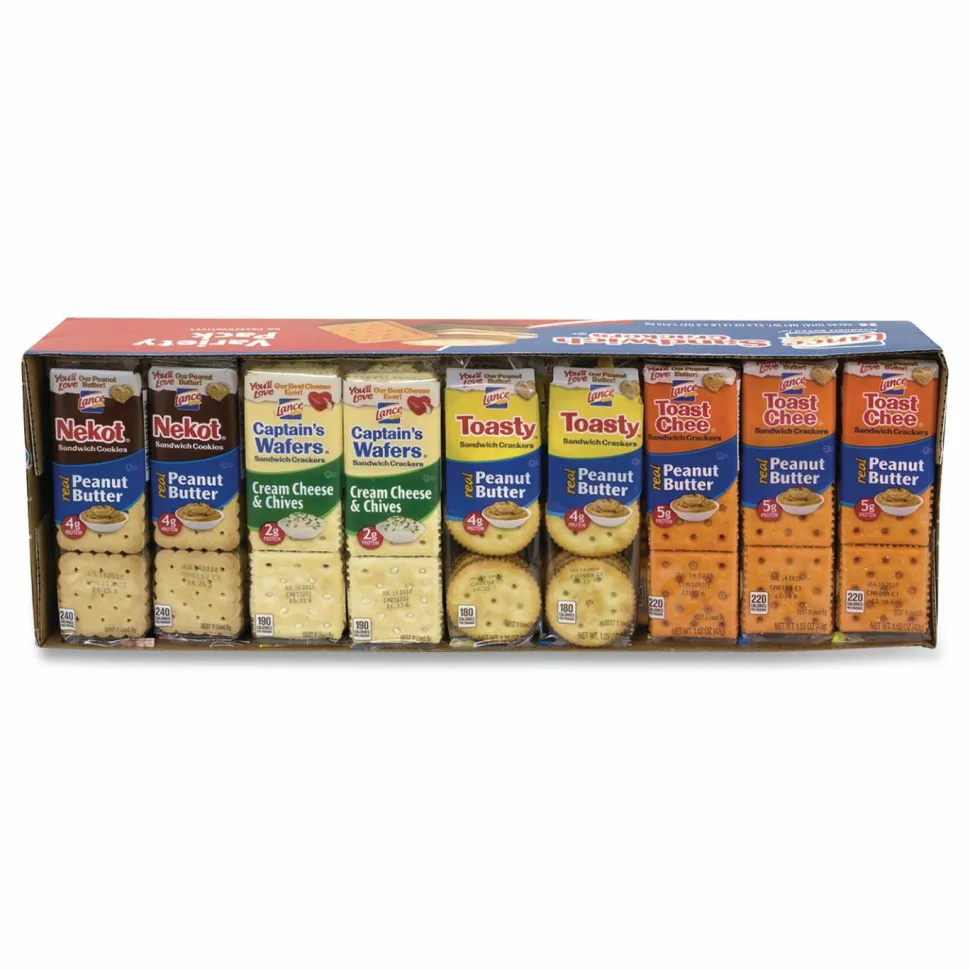 Lance Cookies and Crackers Variety Pack, Assorted, 36/Box