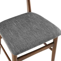 Landon 2Pc Wood Dining Chairs W/Upholstered Seat