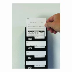 Lathem Time Cards, Numbered 1-100, 2-Sided, 3 3/8