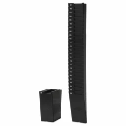 Lathem Time Expandable Time Card Rack, Black