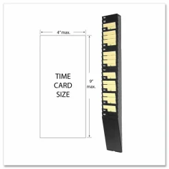 Lathem Time Expandable Time Card Rack, Black