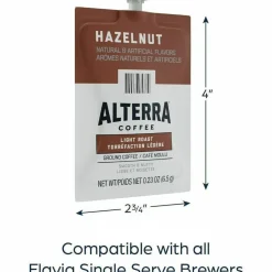 Lavazza Alterra Hazelnut Flavored Coffee Freshpack
