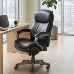 La-Z-Boy Woodbury Big/Tall Executive Chair, Supports Up to 400 lb, 20.25