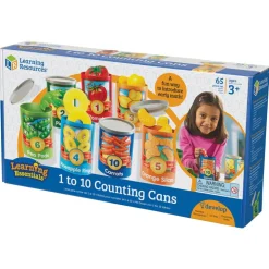 Learning Resources 1-10 Counting Cans Set