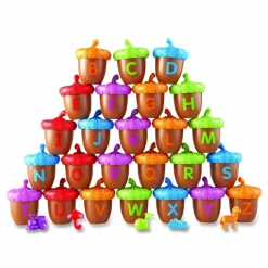 Learning Resources Alphabet Acorns Activity Set, Pre-K to K, 78 Pieces