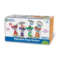Learning Resources Alphabet Soup Sorters, 3