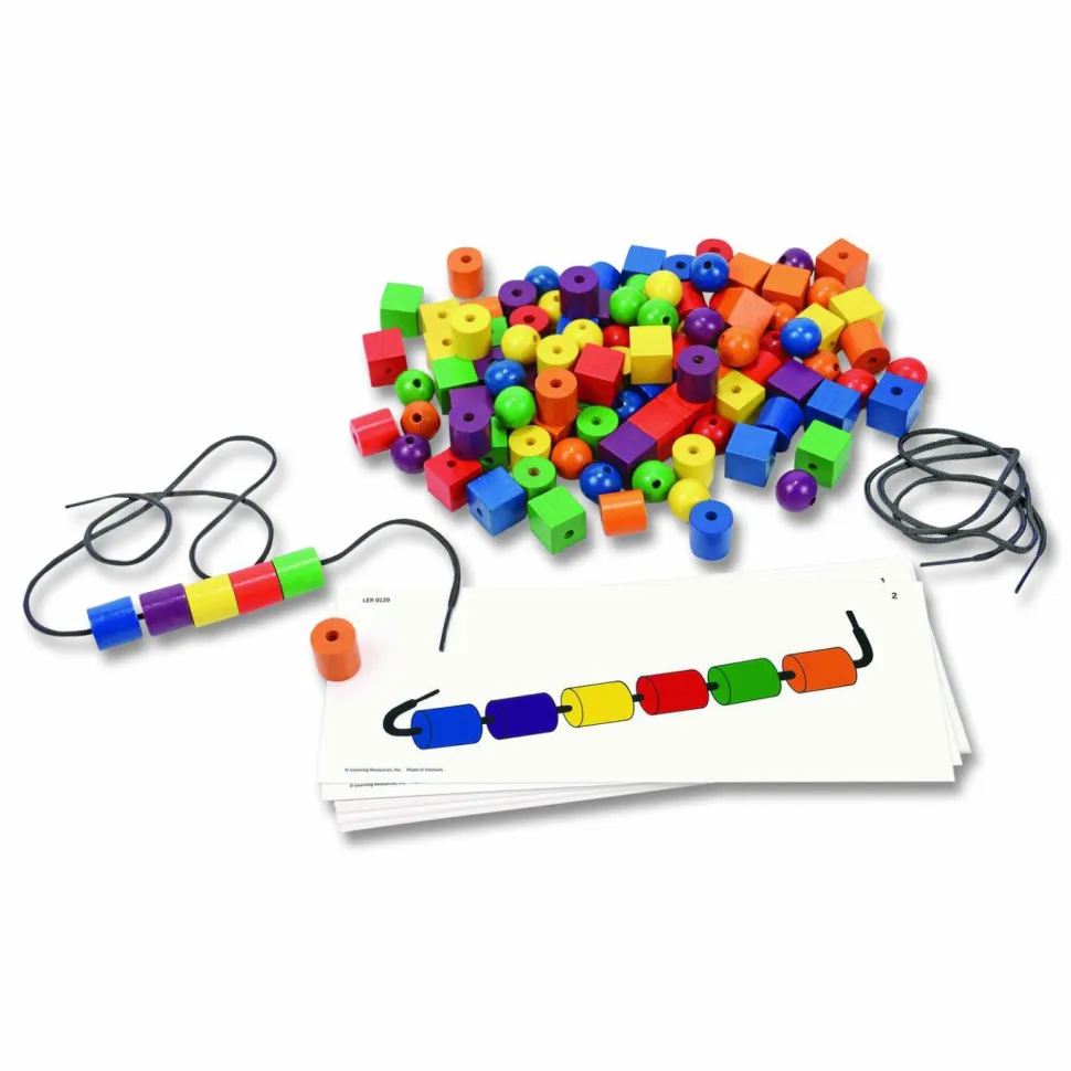 Learning Resources Beads and Pattern Card Set