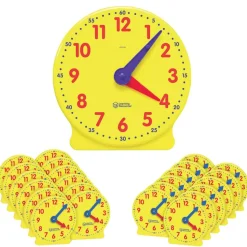 Learning Resources Classroom Clock Kit, 25 Clocks