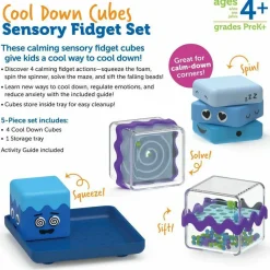 Learning Resources Cool Down Cubes Sensory Fidget Set