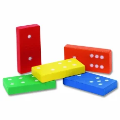 Learning Resources Double-Six Dominoes in Bucket, 2 to 4 Players, Grades K to 4, 168 Pieces