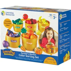 Learning Resources Farmer's Market Color Sorting Set, Pre-K - Grade 3