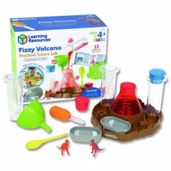 Learning Resources Fizzy Volcano Preschool Science Lab, Grades Pre-K to 2, 13 Pieces