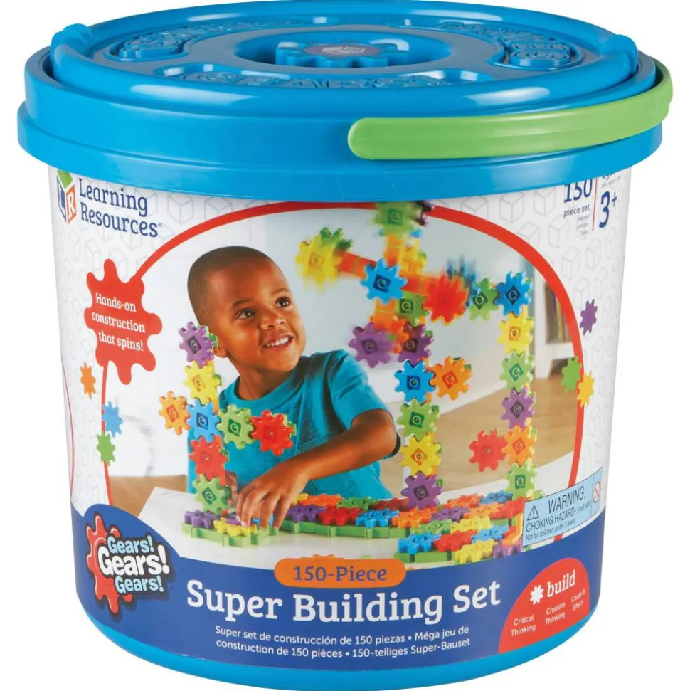 Learning Resources Gears! Gears! Gears! Super Building Set, Pre-K - Grade 5