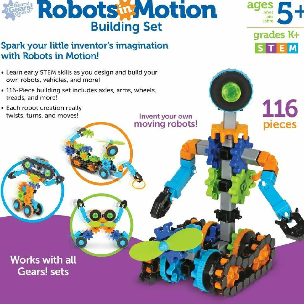 Learning Resources Gears! Robots in Motion