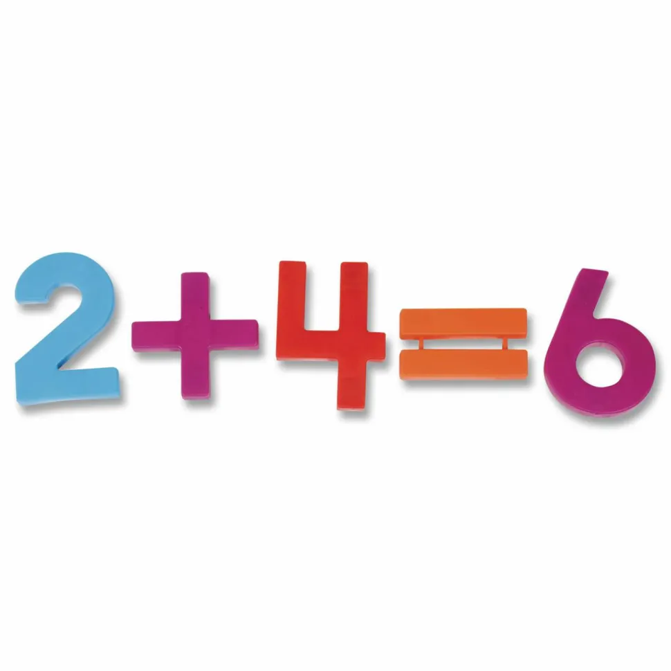 Learning Resources Jumbo Magnetic Numbers and Operations, Assorted Colors, 36 Pieces
