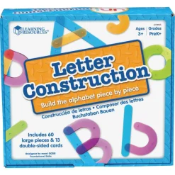 Learning Resources Letter Construction Activity Set, Pre-K - Grade 4