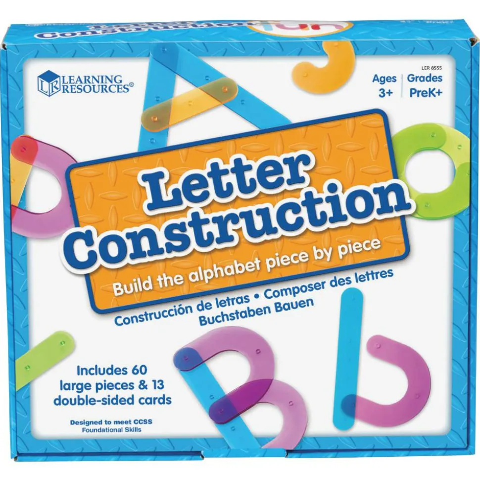 Learning Resources Letter Construction Activity Set, Pre-K - Grade 4