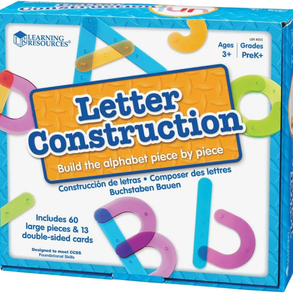 Learning Resources Letter Construction Activity Set, Pre-K - Grade 4