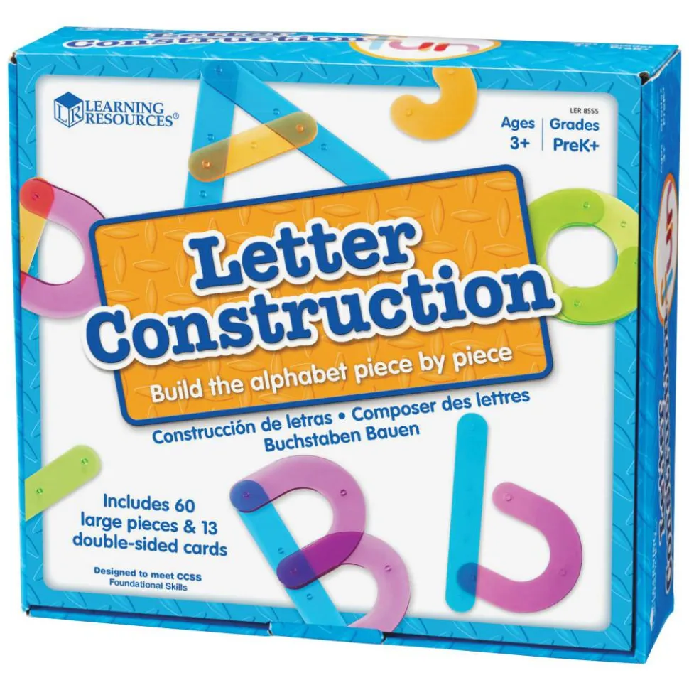 Learning Resources Letter Construction Activity Set, Pre-K - Grade 4