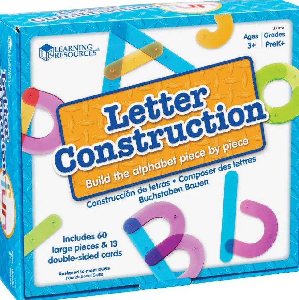 Learning Resources Letter Construction Activity Set, Pre-K - Grade 4