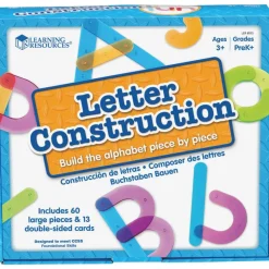 Learning Resources Letter Construction Activity Set, Pre-K - Grade 4