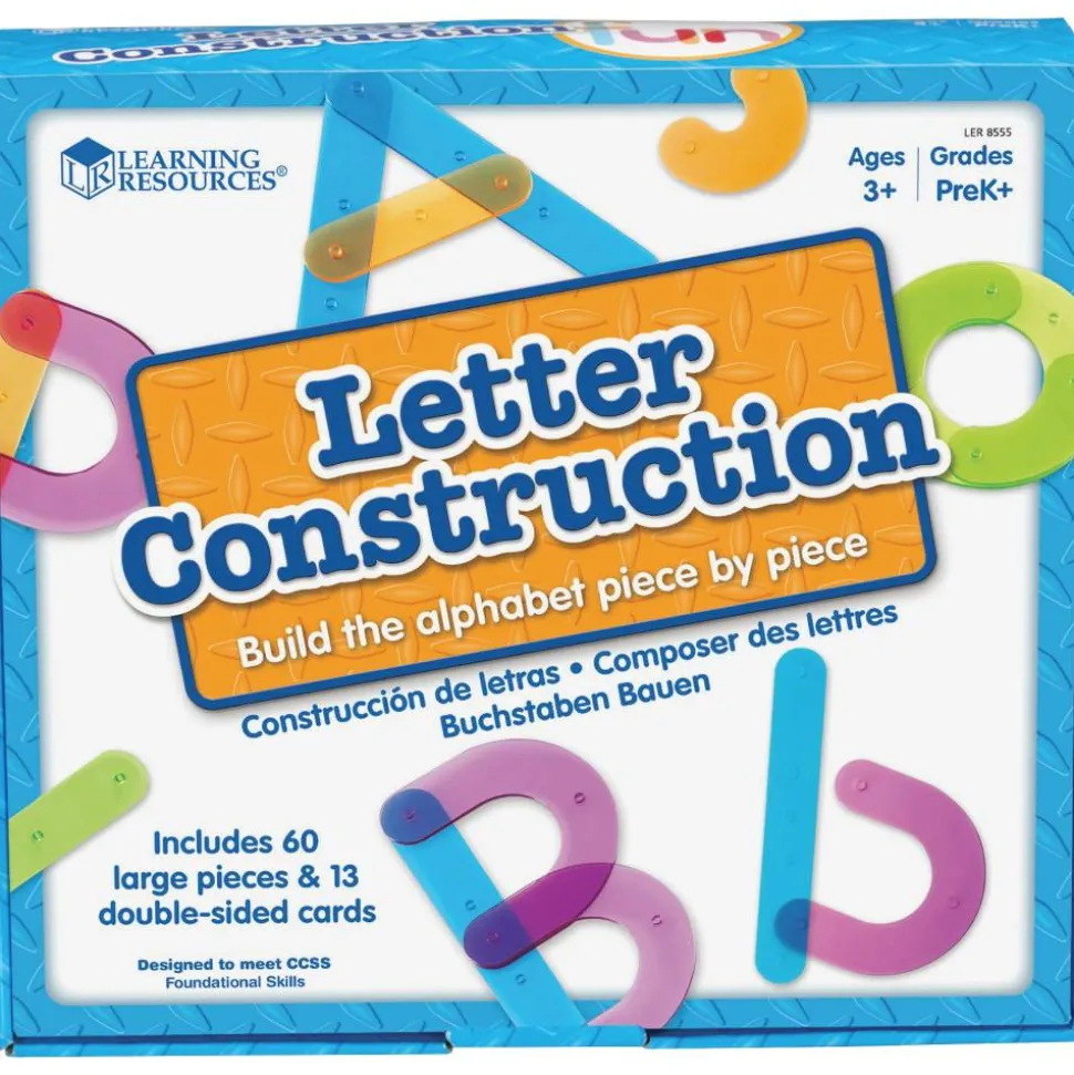 Learning Resources Letter Construction Activity Set, Pre-K - Grade 4