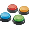 Learning Resources Lights & Sounds Buzzers Set, Multicolored / Skill Learning Sound Game, 3+, Pack Of 4