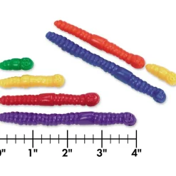 Learning Resources Math Manipulatives, Measuring Worms, Set Of 72